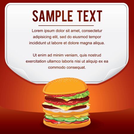 Fast Food Product Poster for Shop Design Sale Cardの写真素材