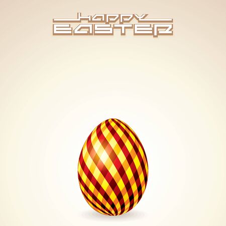 Greeting Card Text Template with Easter Eggのイラスト素材