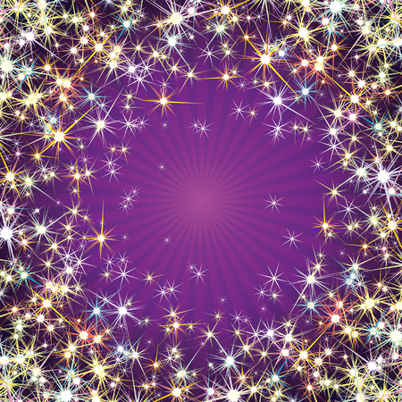 Bright Stars Backdrop.のイラスト素材