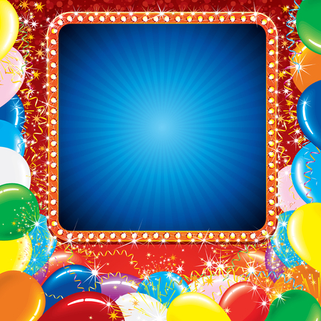 Bright Carnival or Party Signのイラスト素材