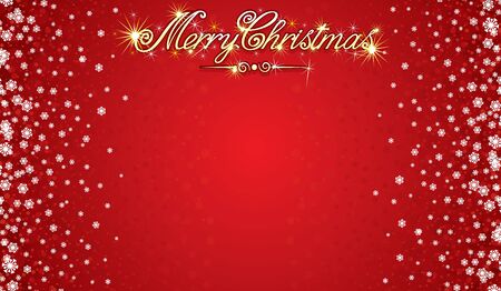 Christmas Red Background Vector Imageのイラスト素材