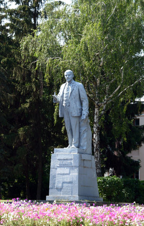 Statue of Lenin, monument in Kanev, Ukraine