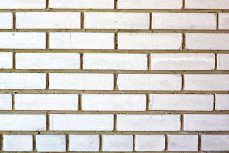 White brick wall. Wall brick as backgroundの写真素材