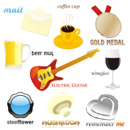 vector iconsのイラスト素材