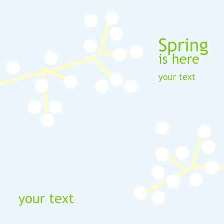 spring card のイラスト素材