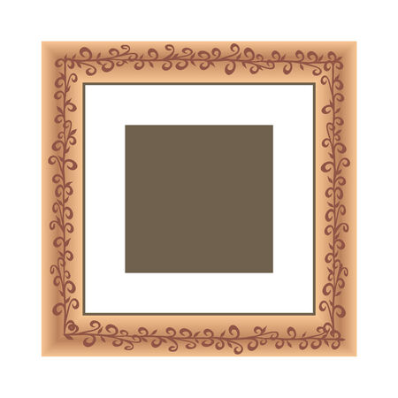 fully editable  frame illustration のイラスト素材