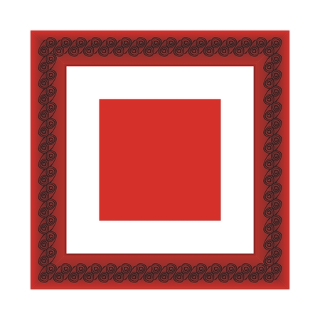 fully editable  frame illustration のイラスト素材