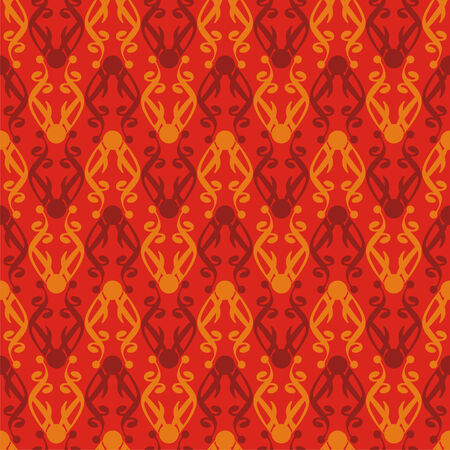 fully editable  illustration seamless pattern のイラスト素材