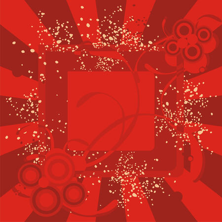 fully editable abstract grunge background vector illustration のイラスト素材