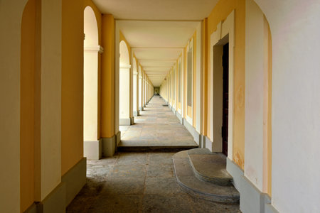 Grand Menshikov palace in  Oranienbaum  Lomonosov, St-Petersburg, Russia.のeditorial素材