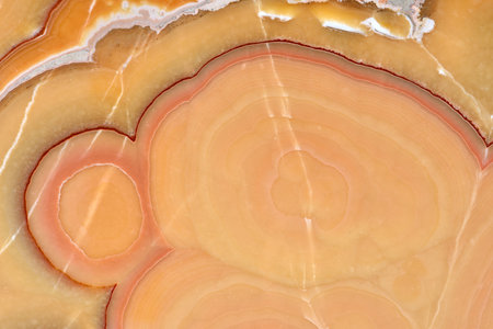 natural pattern of onyx orange color polished slice mineral. Super high resolution. ONYX Onice...