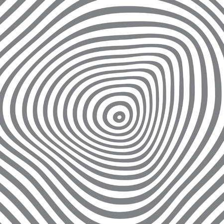 Vector pattern of abstract radial wavy circleのイラスト素材