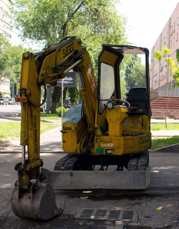 small excavatorのeditorial素材