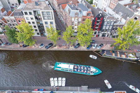 Amsterdam, Netherlands - August 5, 2014: One of the oldest Protestant church in Amsterdam.のeditorial素材