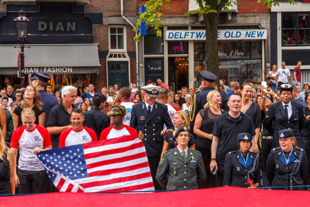 Amsterdam, Netherlands - August 2, 2014: annual event for the protection of human rights and civil equality.のeditorial素材