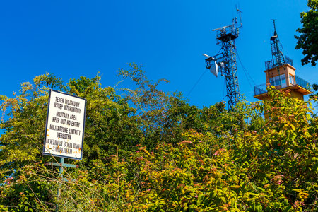 Gdansk, Poland - August 3, 2015:  The territory of the former Soviet military base of the coalition of the Warsaw Pact.のeditorial素材