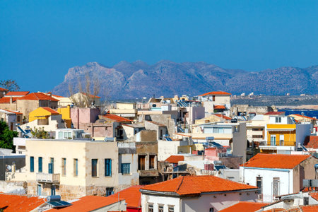 Chania. Aerial view from the hill Schiavo.