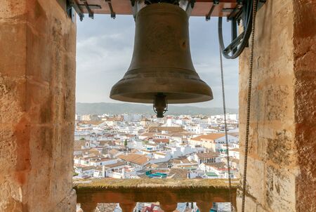 View of the historic center of Cadiz from the bell tower.の写真素材