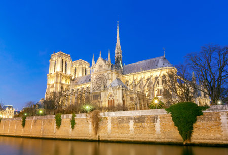 Paris. Notre Dame de Paris.の写真素材