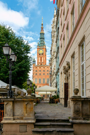 Gdansk. View of the town hall.