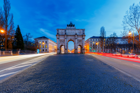 Munich. Triumphal Arch.の写真素材