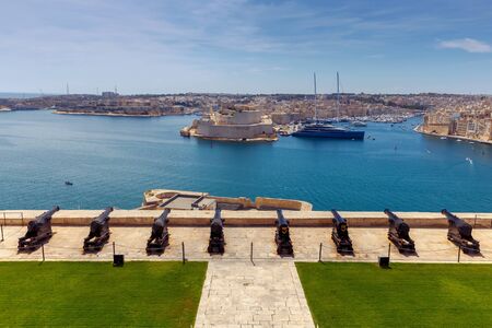 Valletta. Upper Gardens Barrakka.の写真素材