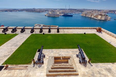 Valletta. Upper Gardens Barrakka.の写真素材