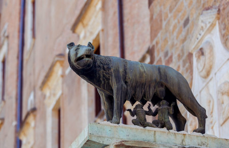 Rome. Capitol wolf.の写真素材