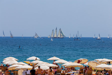 Barcelona. City Beach.のeditorial素材