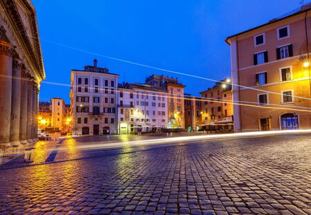 Rome. Fountain on Rotunda Square.の写真素材