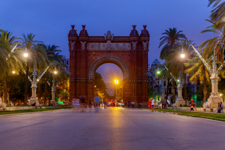 Barcelona. Triumphal Arch.の写真素材