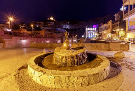 Tbilisi. Street in the old town.の写真素材