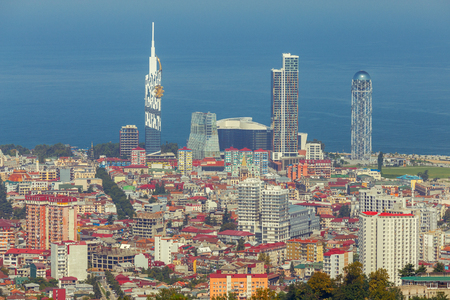 Batumi. Aerial view of the city.の写真素材