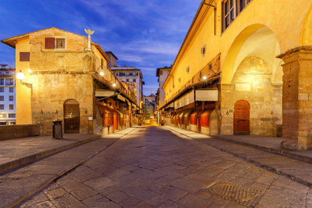 Florence. Ponte Vecchio.の写真素材