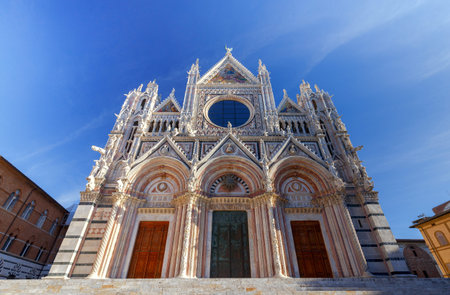 Siena. The Cathedral of the Blessed Virgin.の写真素材