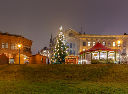 Riga. Christmas tree.の写真素材