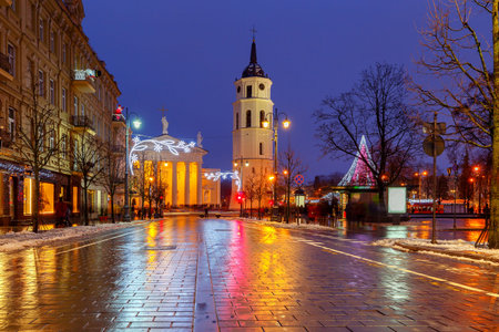 Vilnius. Christmas tree.