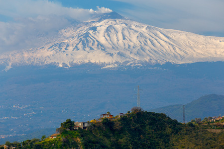 Sicily. Italy. Volcano Etna.の写真素材