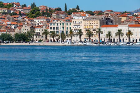Split. City embankment on a sunny day.の写真素材