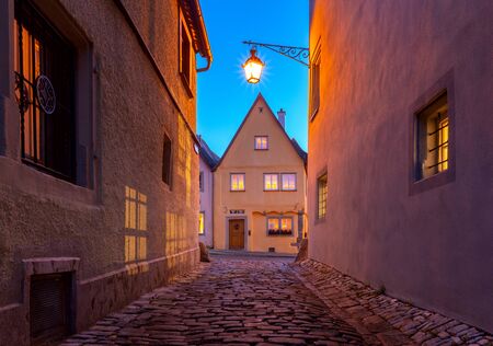 Rothenburg ob der Tauber. Old famous medieval city.の写真素材