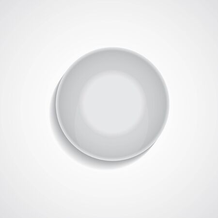 Plate vectoPlate vector concept illustration.r concept illustration.のイラスト素材