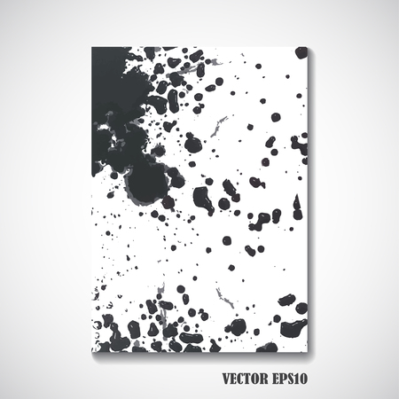 Abstract blots of brochure design - Vector illustration.のイラスト素材