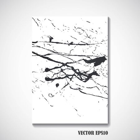 Abstract blots of brochure design - Vector illustration.のイラスト素材