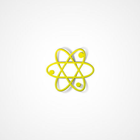 Molecule web icon on white backgroundのイラスト素材