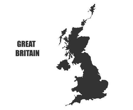 Concept map of Great Britain , vector design Illustration.のイラスト素材