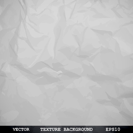 Designed texture of crumpled paper - Vector backgroundのイラスト素材