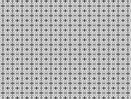 Seamless Repeatable Abstract Geometric Pattern - Black and White Texture