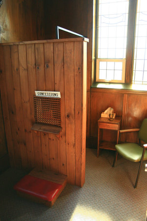 The Catholic Confessionalの写真素材