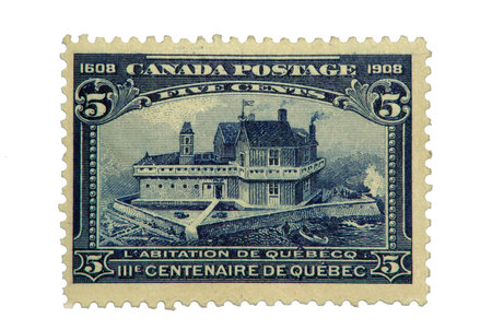 Quebec City's 300th Anniversary, printed in 1608.の写真素材