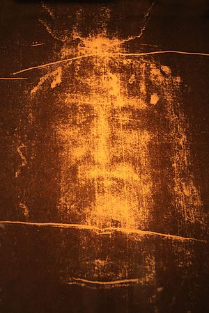 Image of Jesus Christ from the Shroud of Turinの写真素材